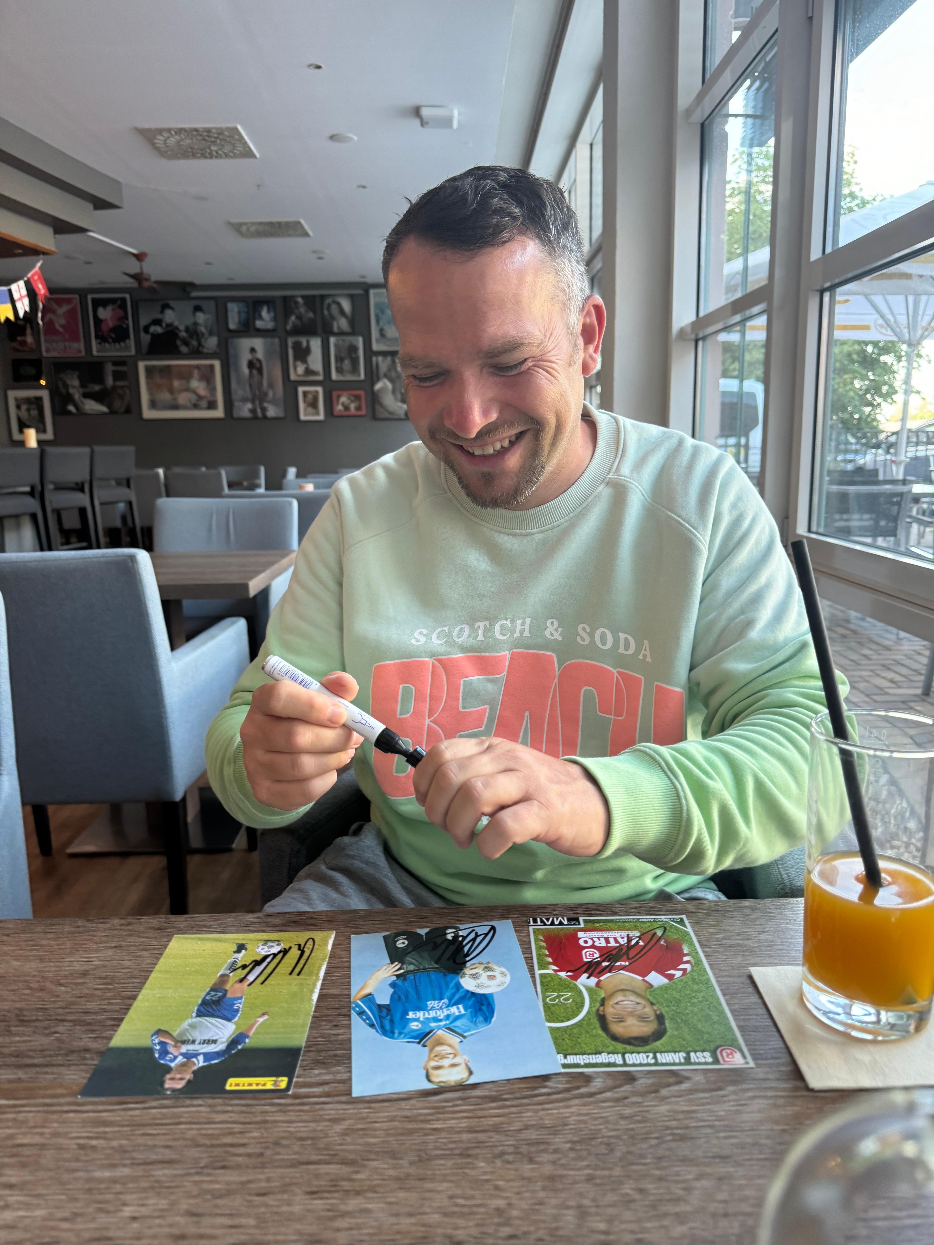 Signed Player Cards